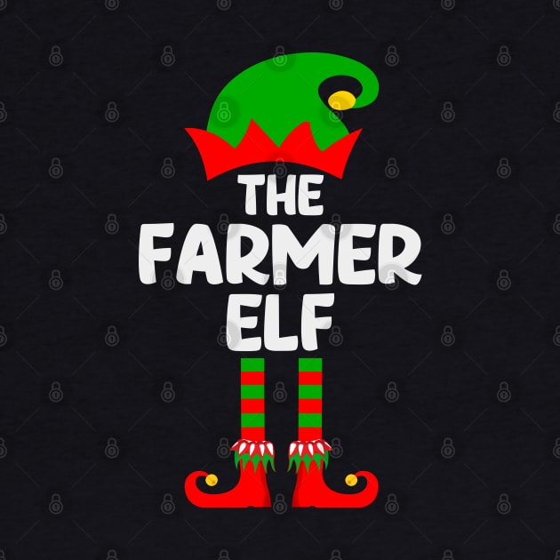 Farmer Elf Matching Family Group Christmas Party Pajama by DragonTees